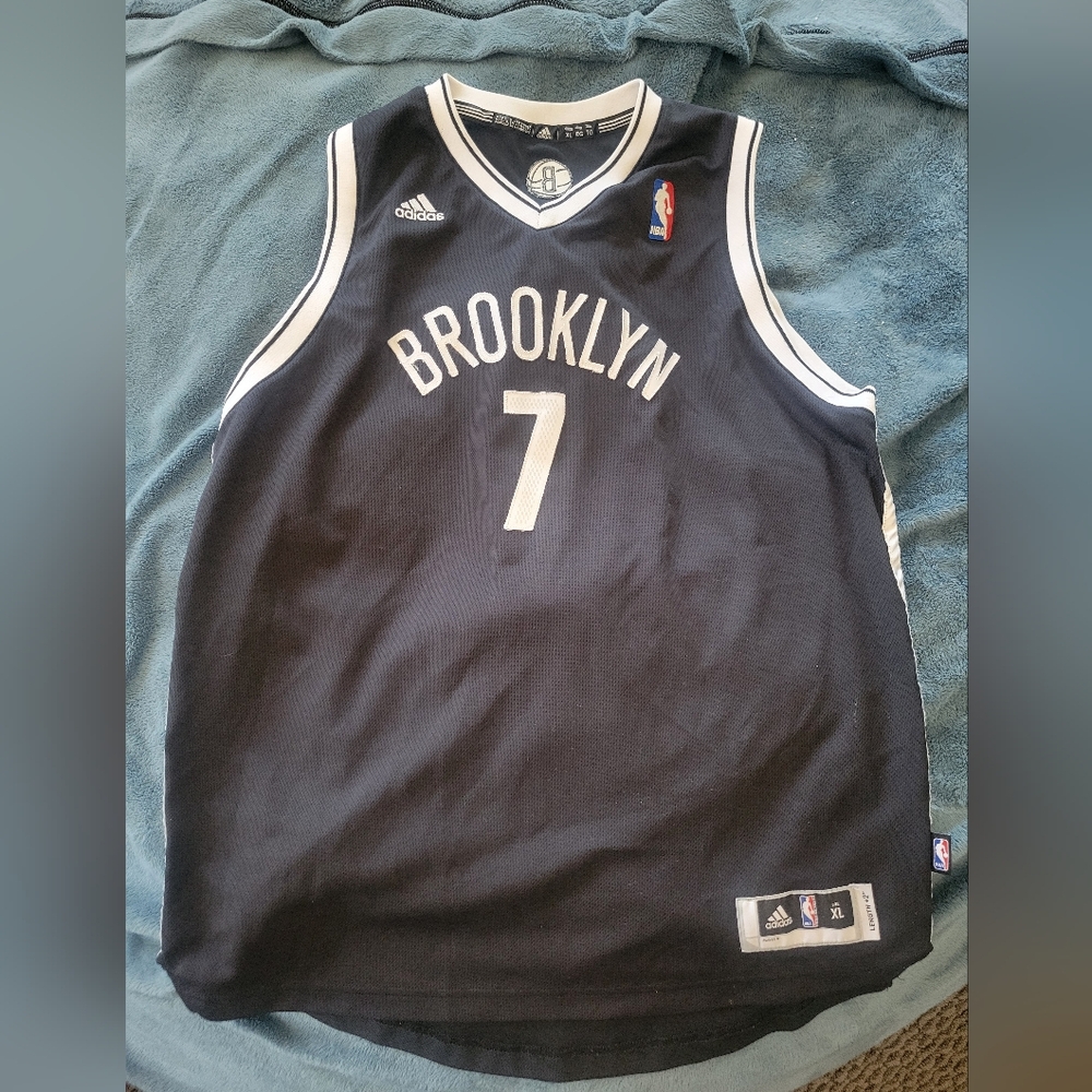 Adidas Brooklyn Johnson #7 Basketball Jersey Boys Youth XL